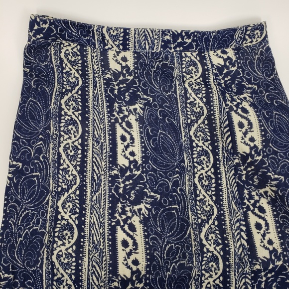 American Eagle Boho Double Slit Maxi Skirt Sz 6 - Picture 3 of 8